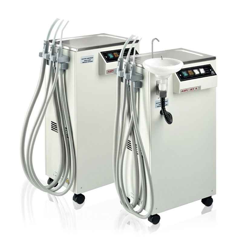 aspi-jet suction dental cart